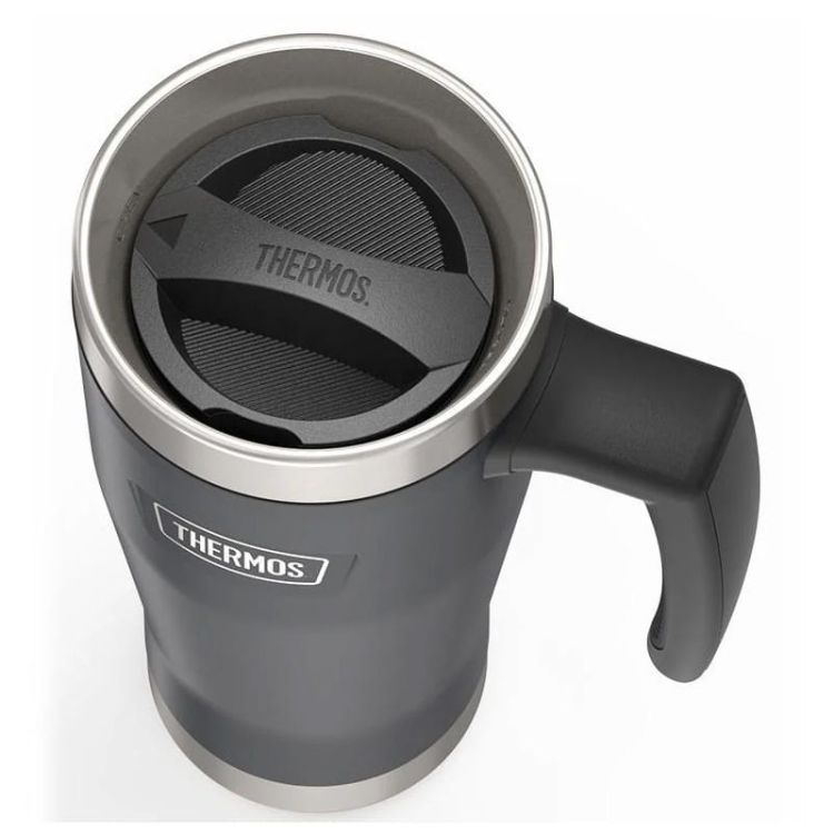 Wodoszczelny termokubek z uchwytem Thermos 0,47l - granit