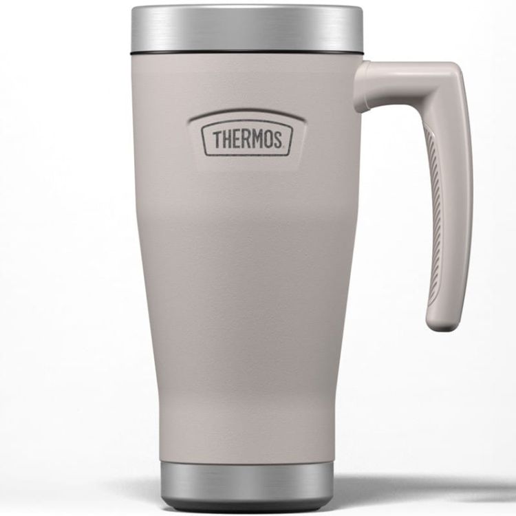 Wodoszczelny termokubek z uchwytem Thermos 0,47l - sandstone