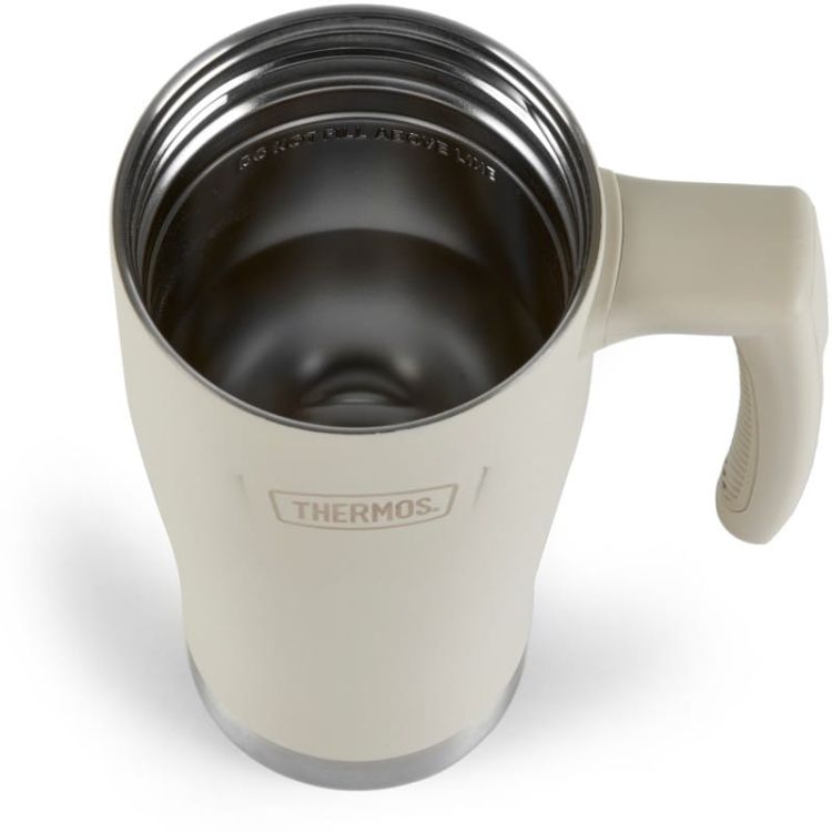 Wodoszczelny termokubek z uchwytem Thermos 0,47l - sandstone