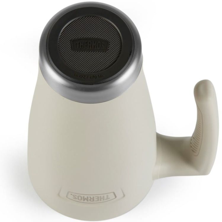 Wodoszczelny termokubek z uchwytem Thermos 0,47l - sandstone