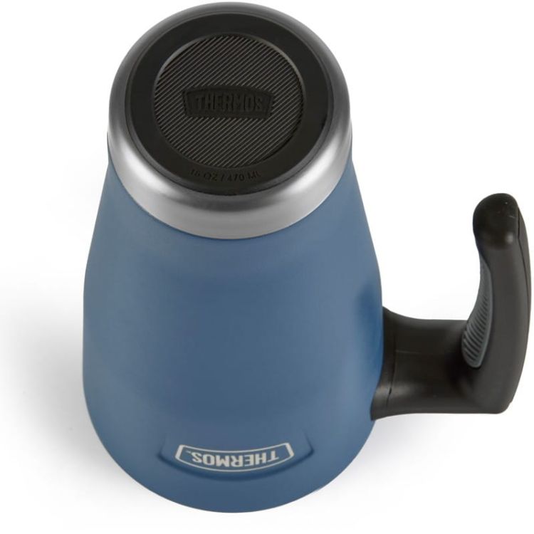 Wodoszczelny termokubek z uchwytem Thermos 0,47l - niebieski