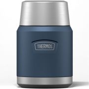 Termos na jedzenie z składany z łyżką i kubkiem Thermos 0,47l - niebieski
