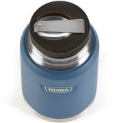 Termos na jedzenie z składany z łyżką i kubkiem Thermos 0,47l - niebieski