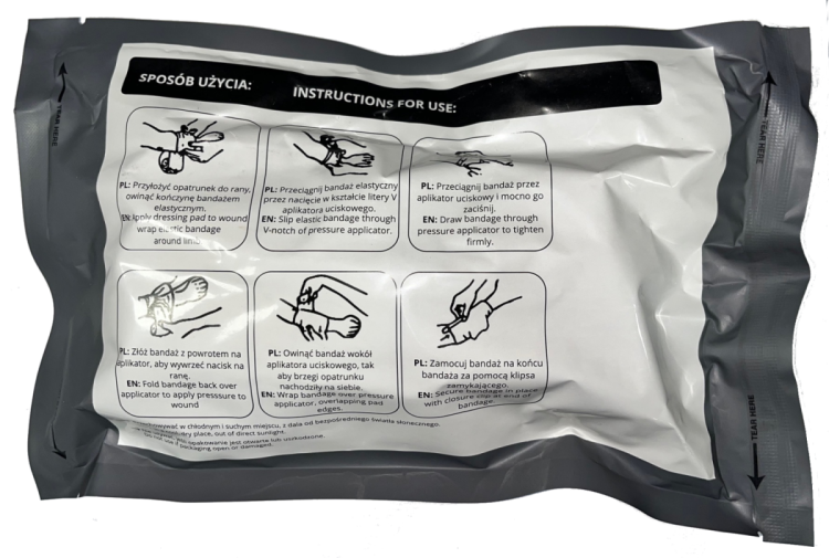 Opatrunek typu izraelskiego 6 m x 15 cm