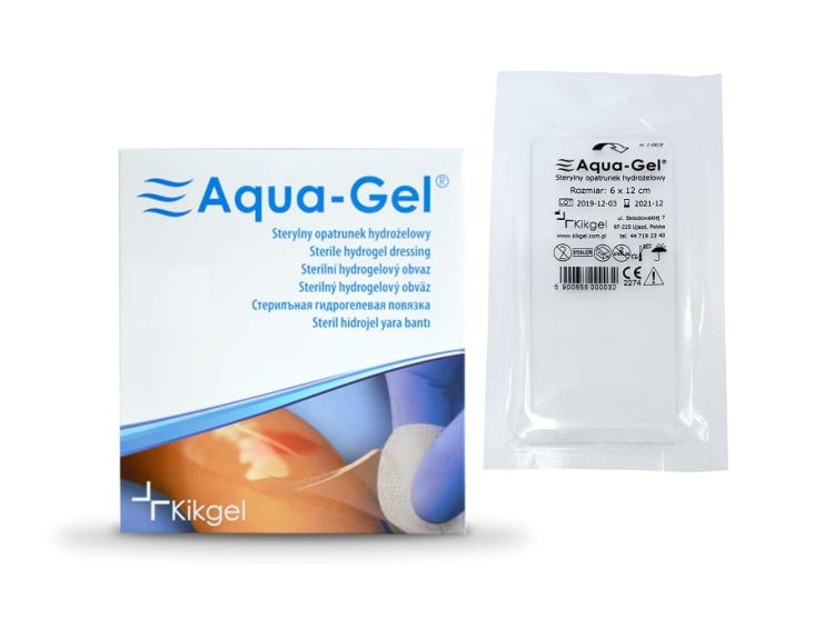 Opatrunek hydrożelowy Kikgel Aquagel 6 x 12 cm