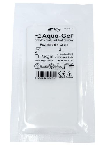 Opatrunek hydrożelowy Kikgel Aquagel 6 x 12 cm