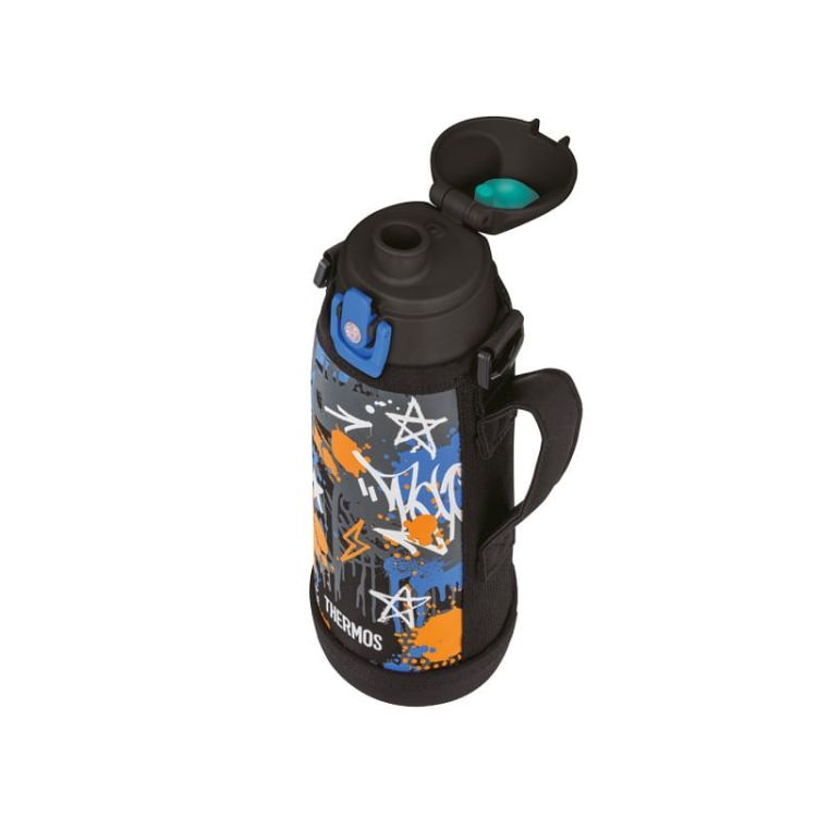 Termos dziecięcy Thermos z dwiema nakrętkami i futerałem - 0,8 l