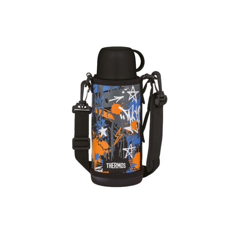 Termos dziecięcy Thermos z dwiema nakrętkami i futerałem - 0,8 l