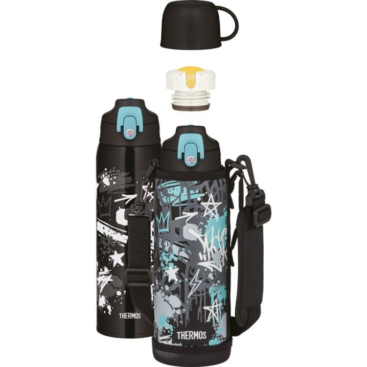 Termos dziecięcy Thermos z dwiema nakrętkami i futerałem - 1 l
