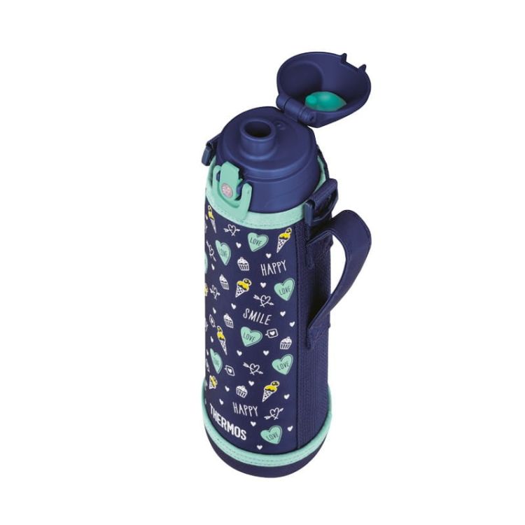 Termos dziecięcy Thermos z dwiema nakrętkami i futerałem - 1 l