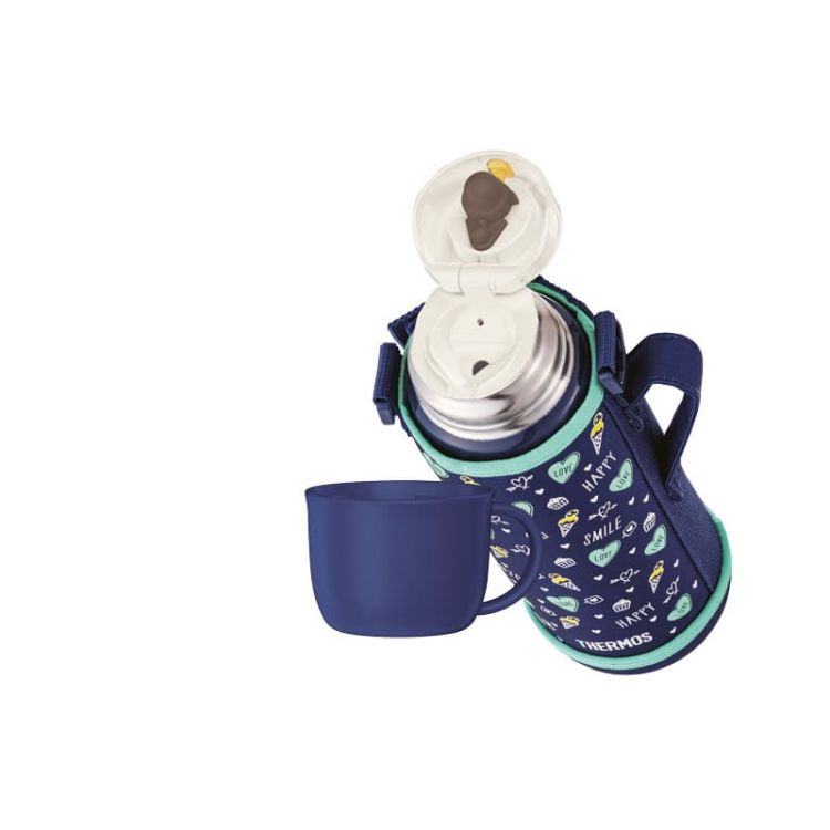 Termos dziecięcy Thermos z dwiema nakrętkami i futerałem - 1 l