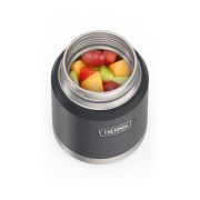 Termos na jedzenie Thermos z składaną łyżką i kubkiem 0,47 l - granit