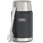 Termos na jedzenie Thermos z składaną łyżką i kubkiem 0,71 l - granit