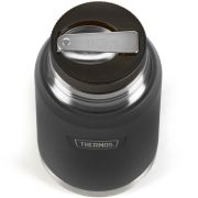 Termos na jedzenie Thermos z składaną łyżką i kubkiem 0,71 l - granit