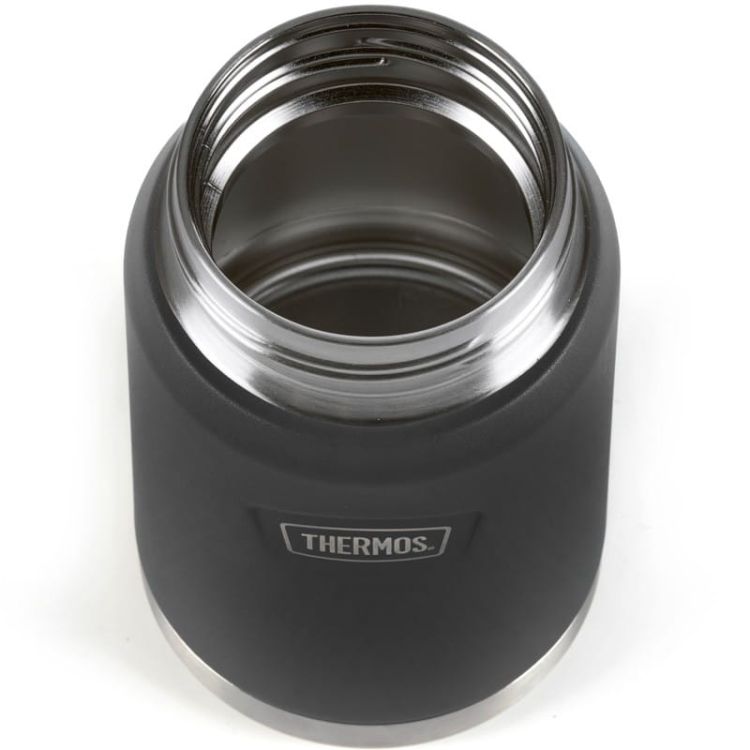 Termos na jedzenie Thermos z składaną łyżką i kubkiem 0,71 l - granit