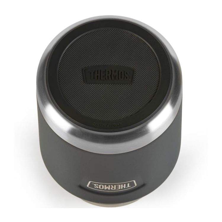 Termos na jedzenie Thermos z składaną łyżką i kubkiem 0,71 l - granit