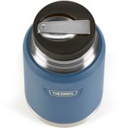 Termos na jedzenie Thermos z składaną łyżką i kubkiem 0,71 l - niebieski
