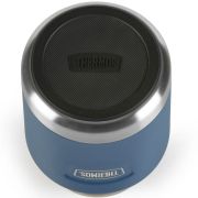 Termos na jedzenie Thermos z składaną łyżką i kubkiem 0,71 l - niebieski