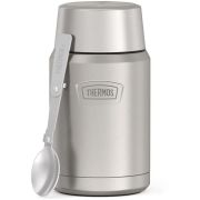 Termos na jedzenie Thermos z składaną łyżką i kubkiem 0,71 l - nierdzewny