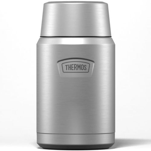 Termos na jedzenie Thermos z składaną łyżką i kubkiem 0,71 l - nierdzewny
