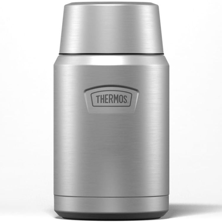 Termos na jedzenie Thermos z składaną łyżką i kubkiem 0,71 l - nierdzewny