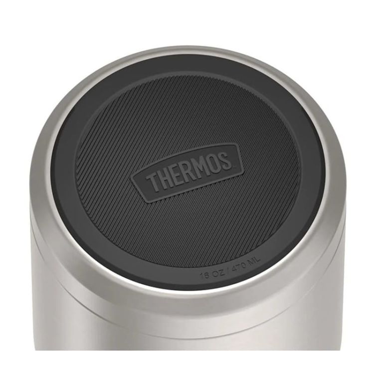 Termos na jedzenie Thermos z składaną łyżką i kubkiem 0,71 l - nierdzewny