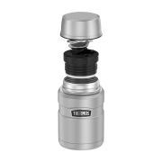 Termos na jedzenie Thermos z składaną łyżką i kubkiem 0,71 l - zieleń wojskowa