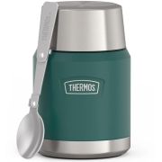 Termos na jedzenie Thermos z składaną łyżką i kubkiem 0,47 l - zielony
