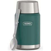 Termos na jedzenie Thermos z składaną łyżką i kubkiem 0,71 l - zielony