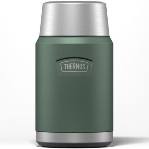 Termos na jedzenie Thermos z składaną łyżką i kubkiem 0,71 l - zielony