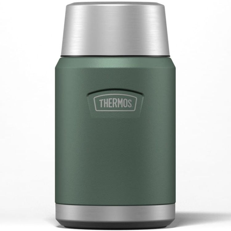 Termos na jedzenie Thermos z składaną łyżką i kubkiem 0,71 l - zielony