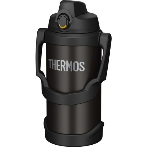 Termos nawadniający z uchwytem dla sportowców Thermos 2 l - czarny
