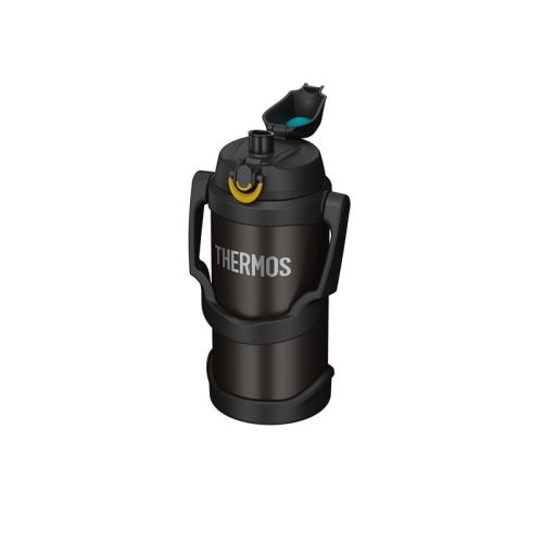 Termos nawadniający z uchwytem dla sportowców Thermos 2 l - czarny