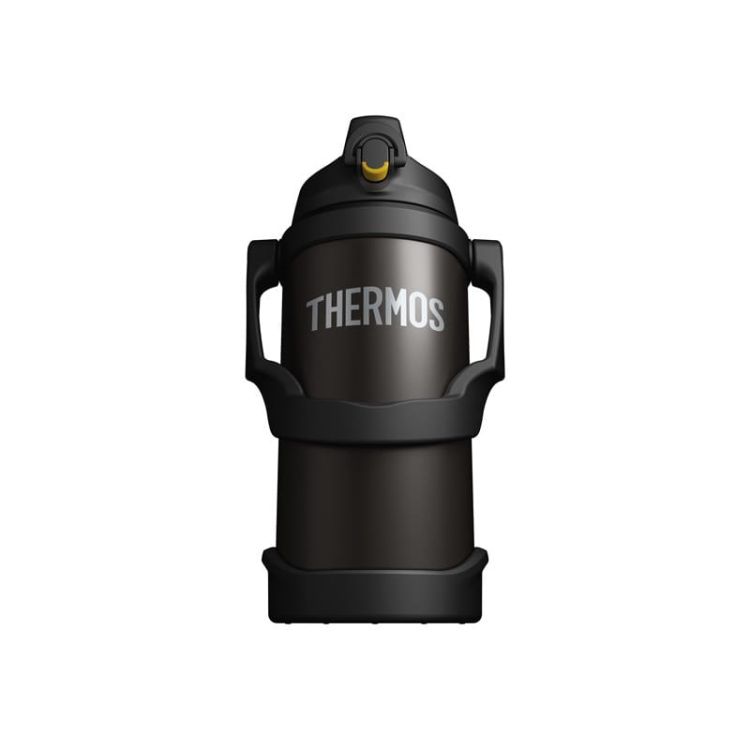 Termos nawadniający z uchwytem dla sportowców Thermos 2 l - czarny