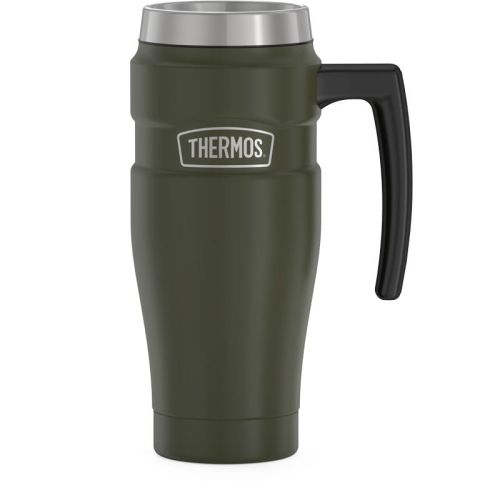 Wodoszczelny kubek termiczny Thermos z uchwytem 0,47 l - zieleń wojskowa