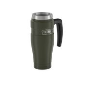 Wodoszczelny kubek termiczny Thermos z uchwytem 0,47 l - zieleń wojskowa