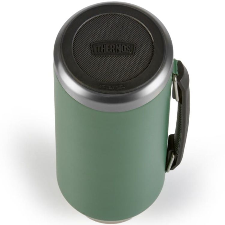 Termos na napoje i jedzenie Thermos z uchwytem 1,2 l - zielony