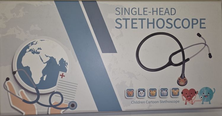 Stetoskop lekarski dziecięcy HS-30Q Delux (jednostronny) czarny