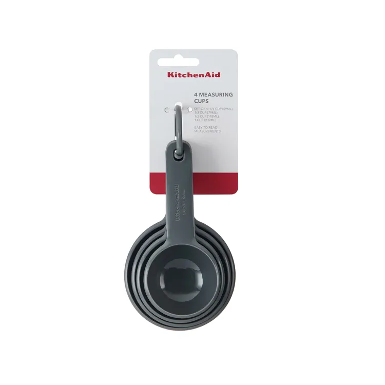 Miarki kuchenne cups 4 szt. Charcoal Grey / KitchenAid