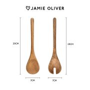 Łyżki do sałaty z drewna mango 2 sztuki Big Love / Jamie Oliver