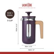 French press PISA 0,35 L purple /  La Cafetière