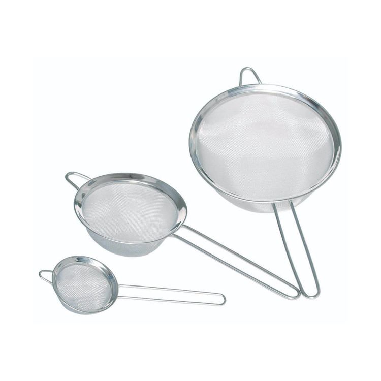 Sitka do przesiewania ze stali nierdzewnej - 3 sztuki / KitchenCraft