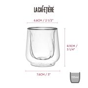 Szklanki do kawy cortado z podwójną ścianka 135 ml / La Cafetiere