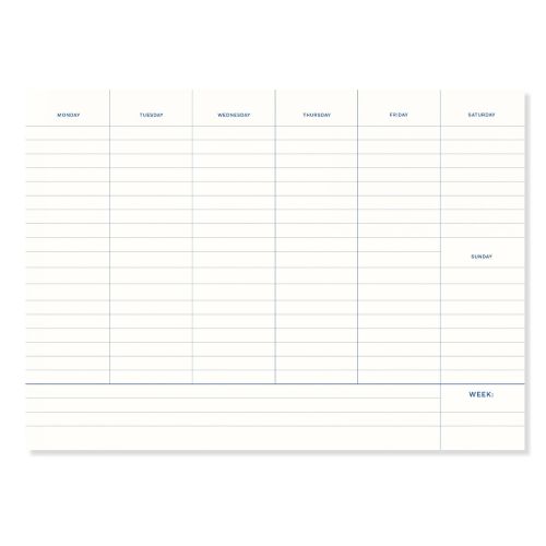 Planer na biurko, tygodniowy - Deskplanner Daisy / A-Journal