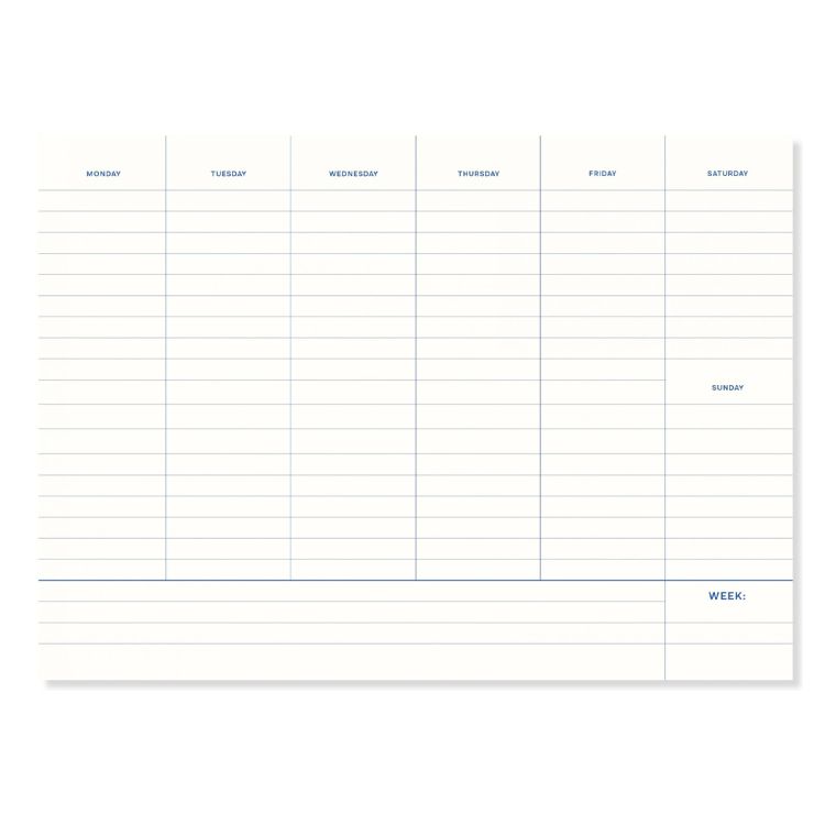 Planer na biurko, tygodniowy - Deskplanner Daisy / A-Journal