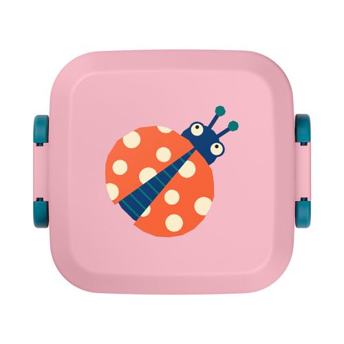 Lunchbox dla dzieci Rikko Poppy Flamingo LADYBUG / Amuse