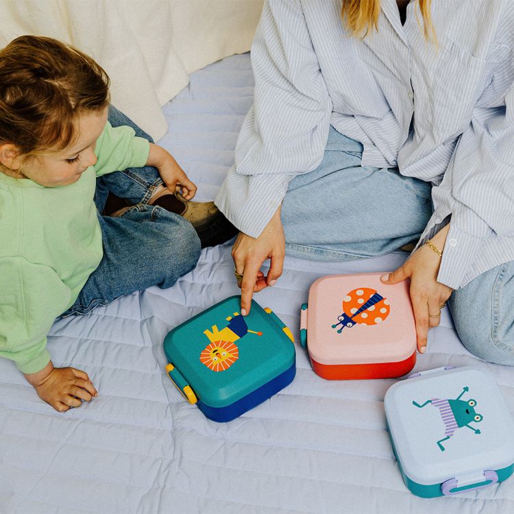 Lunchbox dla dzieci Rikko Poppy Flamingo LADYBUG / Amuse