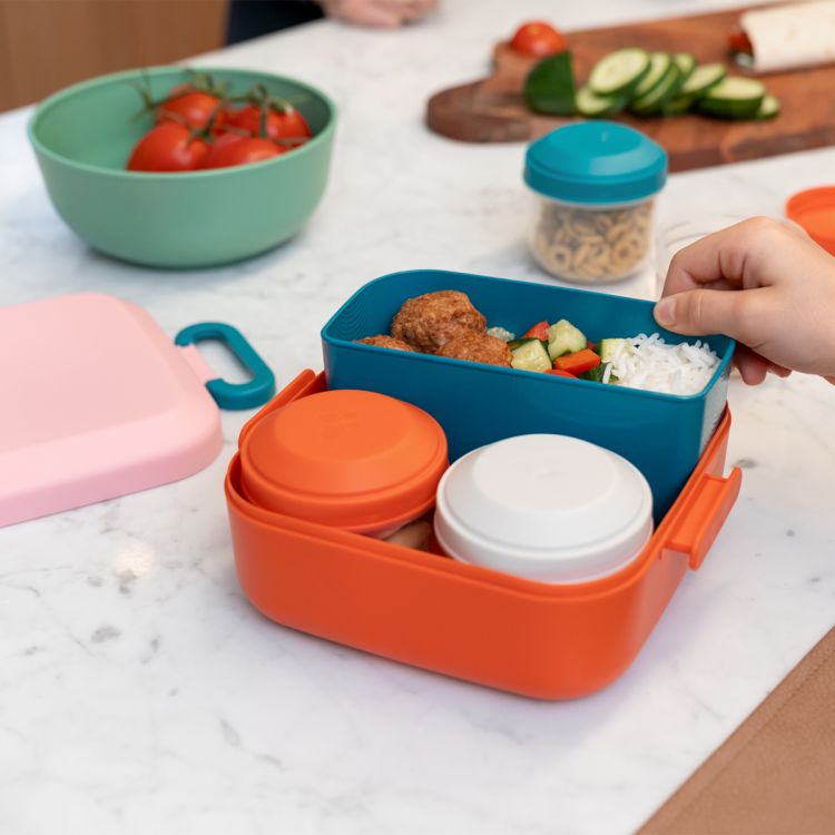 Lunchbox dla dzieci Rikko Poppy Flamingo LADYBUG / Amuse