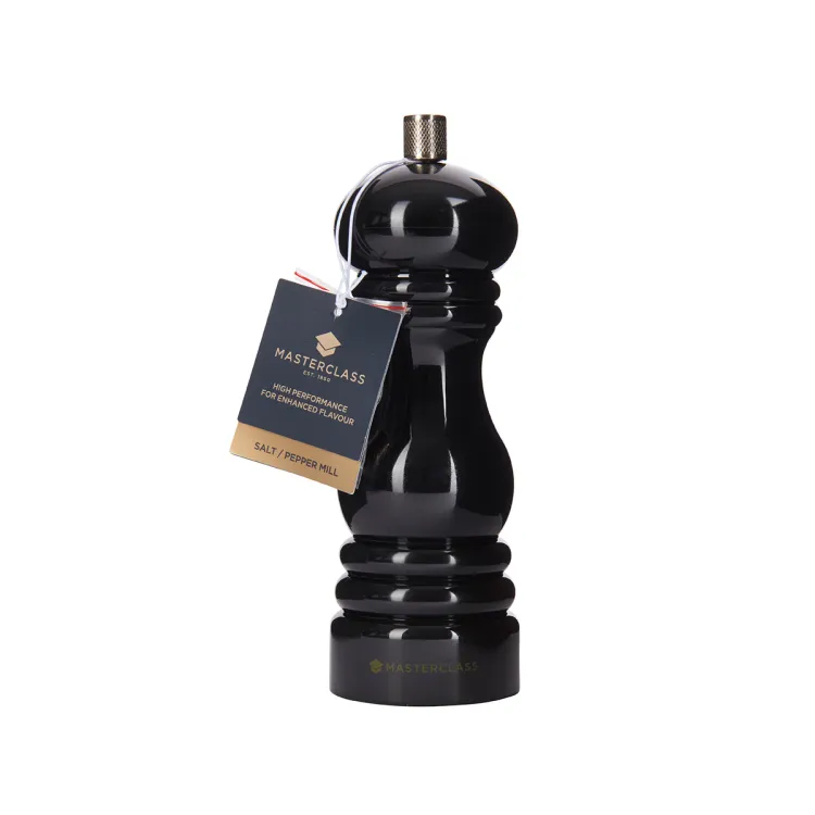 Młynek ręczny do soli lub pieprzu 17 cm - Black / MasterClass