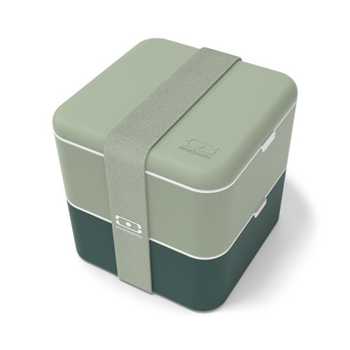 Original Square lunchbox 1,7L Natural Green / Monbento